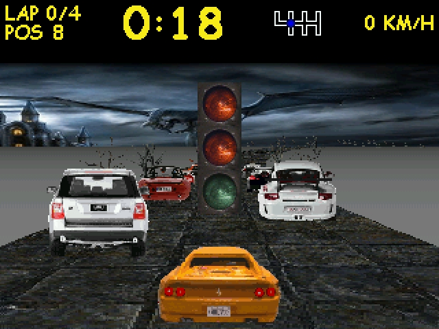 Racer atari screenshot